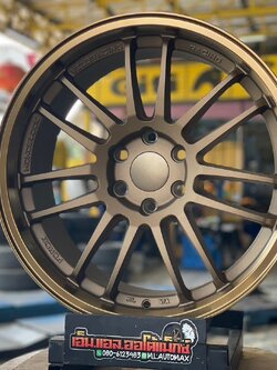 ล้อแม็กซ์ใหม่18" #RE30 #NISSAN NAVARA , TERRA 18x8.5 ET38 6x114.3 สีน้ำตาล ล้อมาตรฐานคุณภาพดี