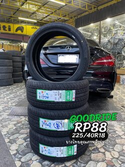 🛞❤️ #BENZ_CLA250 🚘 เปลี่ยนยาง 💫 🛞🐘#GIODRIDE_RP88_225/40R18