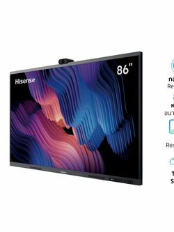 HISENSE 86MR6DE จอ 4K อินเตอร์แอคทีฟ 86 นิ้ว พร้อมกล้อง 4K