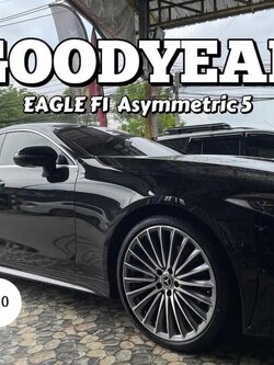 Mercedes_Benz เปลี่ยนยาง #ยางใหม่ #GOODYEAR #RUNFLAT EAGLE F1 ASYMMETRIC 5 245/35R20