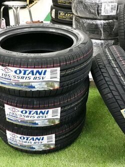 ยางใหม่ ปี18 OTANI 195/55/R15 ยางไทย ยางคุณภาพดี