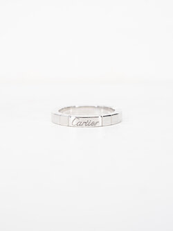 แหวน Cartier Lanieres ทองขาว18K ไซส์ 50# (Used)