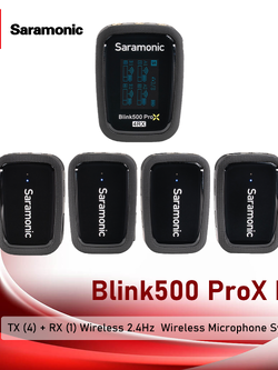 Saramonic Blink500 ProX B8 (TX4 , RX1) Wireless Microphone