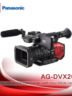 Panasonic AG-DVX200 4K Handheld Camcorder with Four Thirds Sensor