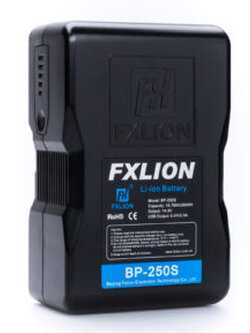 BP-250S Cool Black V mount Battery with USB output 5V/2A