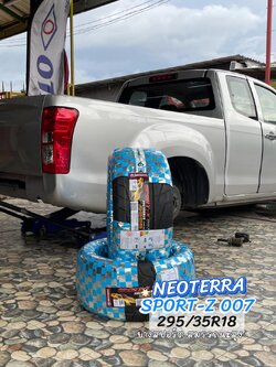 #ISUZU_D-MAXเปลี่ยนยาง สปอร์ตคุณภาพดี #NEITERRA_SPORT-X007_295/35R18
