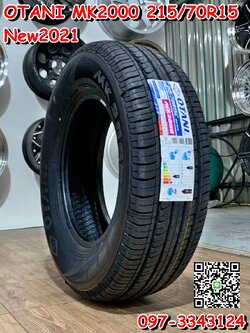215-70R15 ยางโอตานิ OTANI MK2000 ยางคุณภาพดี ยางใหม่ปี2021พร้อมติดตั้งฟรี