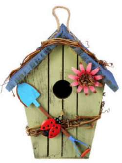 บ้านนก (birdhouse) งานไม้ แบบ A