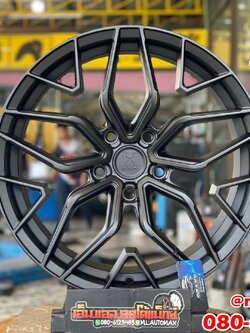 ล้อแม็กซ์ใหม่ HOF RACING GRAXY X01+ 18x8.5 ET35 5x120 Graphite Black