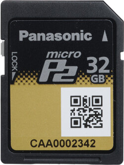 Panasonic AJ-P2M032AG 32GB microP2 UHS-II Memory Card
