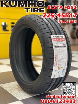 ยางใหม่คัมโฮ #KUMHO #ECSTA #HS52 225/45R17 ยางใหม่ปี2024