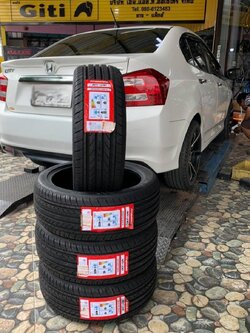 Honda_City เปลี่ยนยาง Nankang_NS-20 205/45R17