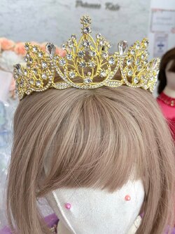 มงกุฎเด็ก(หน้าร้านอยู่รัชดา)KF678 สีทอง มงกุฎเจ้าหญิง