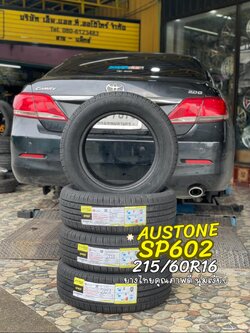 #TOYOTA_CAMRYเปลี่ยนยาง #AUSTONE_SP602_215/60R16 #บริการตั้งศูนย์🛠