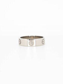 แหวน Cartier Love ทองขาว18K ไซส์ 62# (Used)