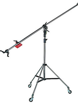 ขาตั้งกล้องวีดีโอ Manfrotto 025BS Super Boom with 008BU Stand - Black