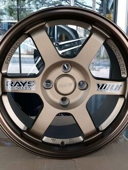 แม็กใหม่ ขอบ15 4รู100 Te37