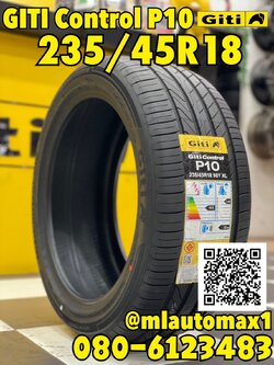 ยางใหม่ GITI Control P10 215/45R18 ยางใหม่ปี2023