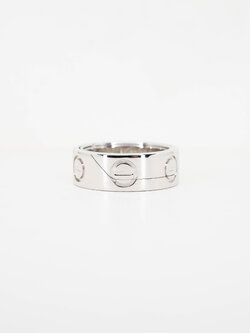 แหวน Cartier Astro love ring (Pendent) Limited Edition ทองขาว18K ไซส์ 51# (Used)