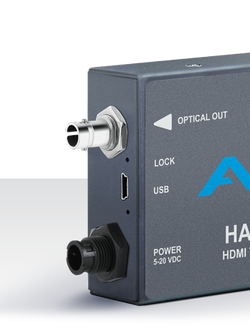 AJA HA5-Fiber HDMI to 3G-SDI over Fiber Video and Audio Converter