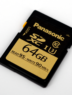 Panasonic RP-SDUD64GZX SDXC 64GB 95MB/s Memory Card