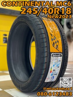 ยาง Continental MaxContact MC6 245/40R18 ยางใหม่ปี2023