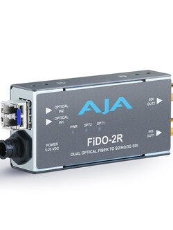 FiDO-2R 2-Channel Single-Mode LC Fiber to 3G-SDI Receiver