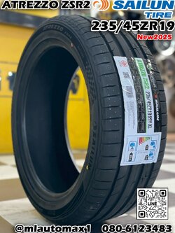 🔥#Ecopoint3 By Sailun #ZSR2 235/45R19 ยางใหม่ปี2025🔥