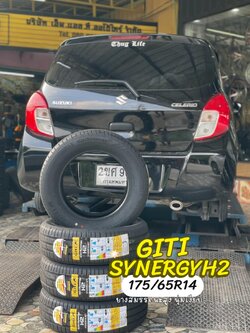 #SUZUKI_CELERIO เปลี่ยนยาง #GITI_SYNERGY_H2 175/65R14