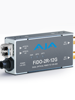 FiDO-2R-12G 2-Channel Single-Mode LC Fiber to 12G-SDI Receiver