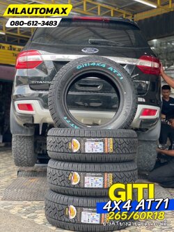 FORD_EVEREST #เปลี่ยนยาง 🛞🐘#GITI_4X4AT71_265/60R18