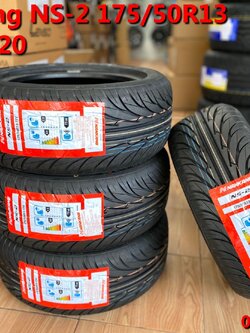 Nankang NS-2 175/50R13 ยางสปอร์ต ไซต์มินิ จัดส่งฟรี จุ๊บลมใหม่ฟรี