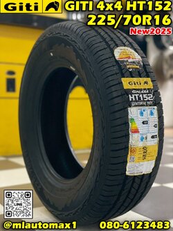 #ยางจีที #GITI 4X4 HT152 225/70R16 ยางใหม่ปี2025