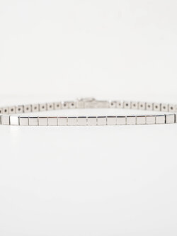 กำไล Cartier Lanieres Bracelet ทองขาว18K ไซส์15 (Used)