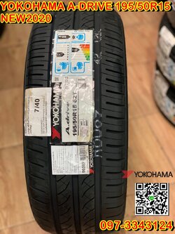 YOKOHAMA A.Drive AA01 195/50R15ยางใหม่ปี2020