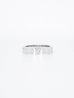 แหวน Bvlgari Bvlgari Ring with Diamond ทองขาว18K ไซส์ 49# (Used) +กล่องและการ์ด