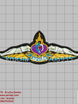 ไฟล์บล็อคปัก ทหารเสือราชินี 2 (พื้นดำสีผ้า ไม่ลงไหม)