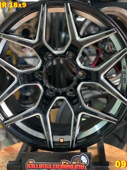 ล้อแม็กใหม่ขอบ18 EmotionR ลายVHR By Lenso 18x9 6x139 ET+20 สีดำ ล้อคุณภาพดี