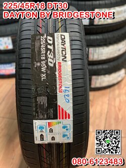 225/45R18 Dayton DT30 By Bridgestone