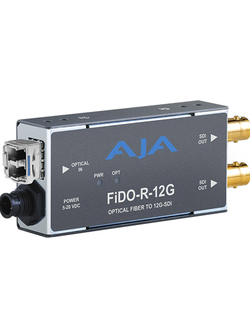 FiDO-R-12G 1-Channel Single-Mode LC Fiber to 12G-SDI Receiver