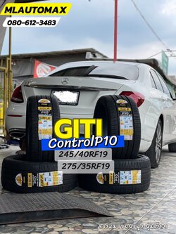 BENZ_E300e 🚘เปลี่ยนยาง 🛞🐘#GITI_ControlP10_245/40RF19 🛞 #GITI_ControlP10_275/35RF19 🛞 #RUNFLAT