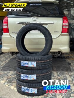 TOYOTA_WISH🚘เปลี่ยนยาง 🛞🐘#OTANI_KC2000_215/50R17