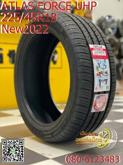 225/45R18 ATLAS FORCE UHP ยางใหม่ปี2022 ยางสัญชาติอเมริกัน