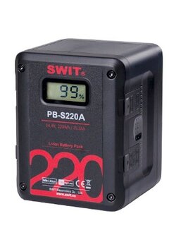SWIT PB-S220A Battery Gold-mount 220Wh