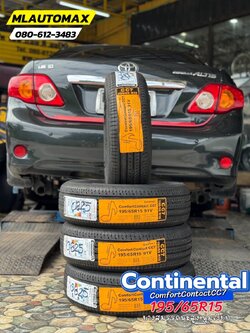 TOYOTA_ALTIS เปลี่ยนยาง 🛞🐘#Continental_CC7_195/65R15