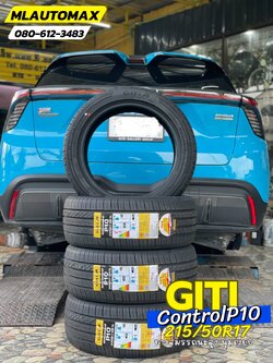 MG_MG4 🚘 เปลี่ยนยาง 🛞🐘#GITI_ControlP10_215/50R17