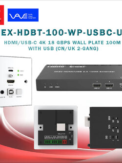 Vave-EX-HDBT-100-WP-USBC-U2/Extender