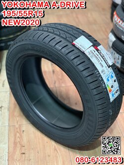 YOKOHAMA A.Drive AA01 195/55R15ยางใหม่ปี2020