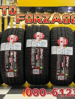 KINTO FORZA 001 ขนาด215/45R17 Treadwear 280 นุ่มหนึบคุณภาพดี