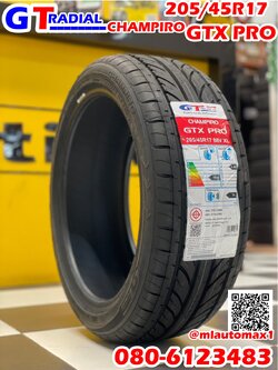 GT Radial Champiro GTX PRO 205/45R17 ยางใหม่ปี2023